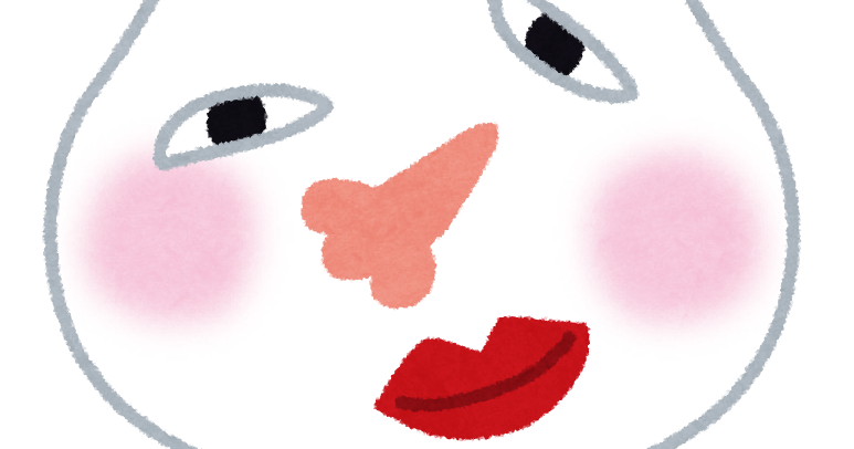 お福さん イラスト かわいい